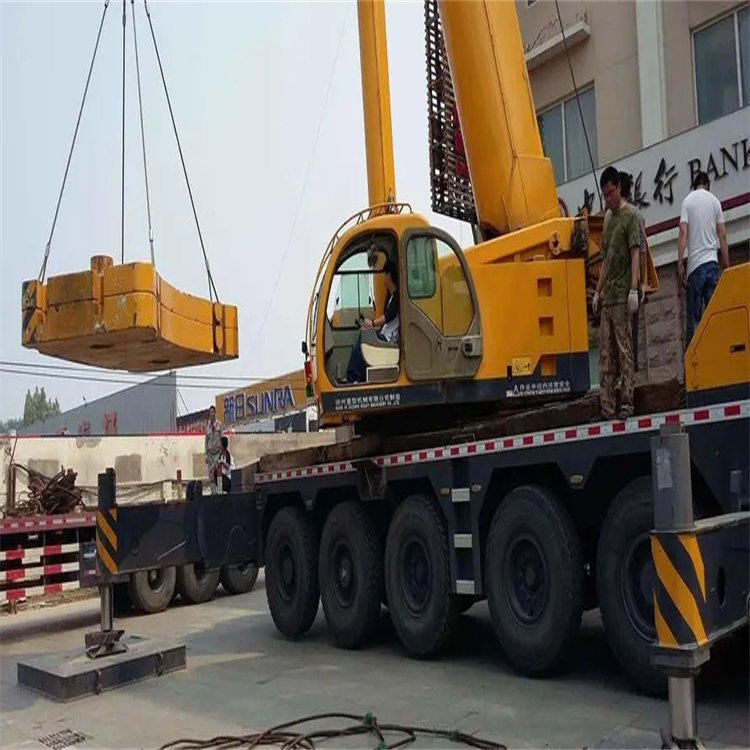 南昌新建当地吊车出租|机器吊装|75吨|工厂搬迁服务